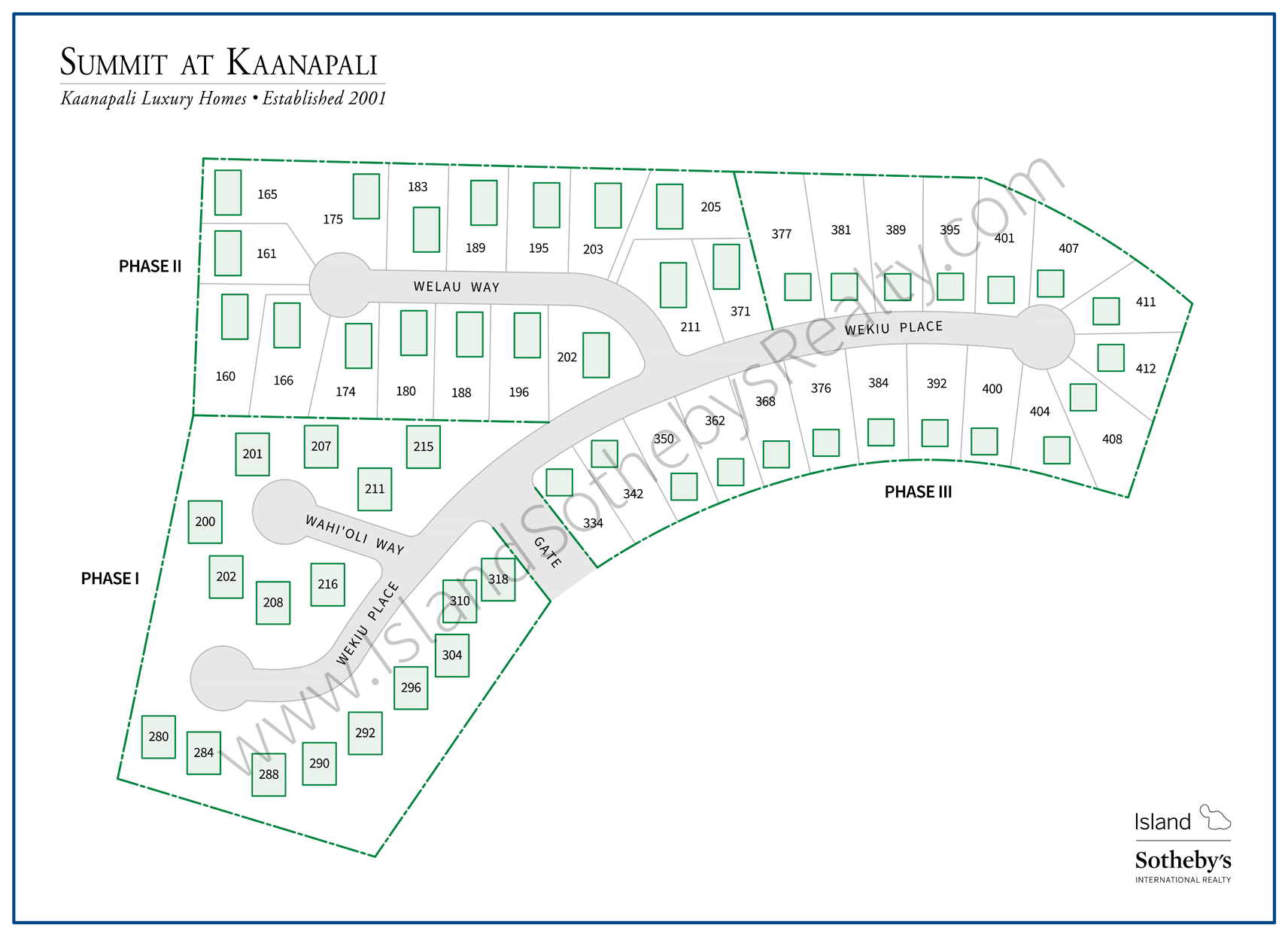 Summit Kaanapali Map